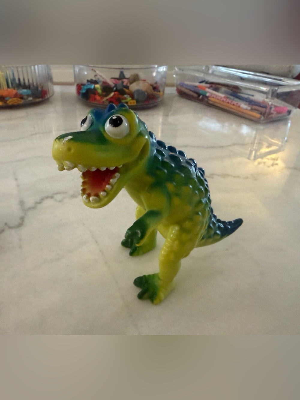 Assorted Small Kids Dinosaur Toy Pack - Multicolor with Map